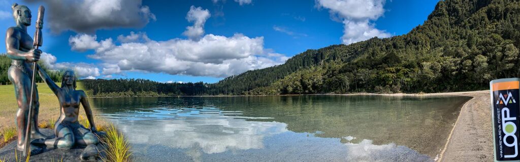 the green lake, rotorua