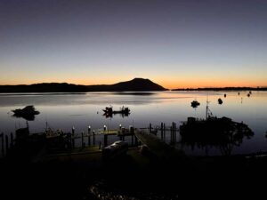 Pukenui, dinner view.